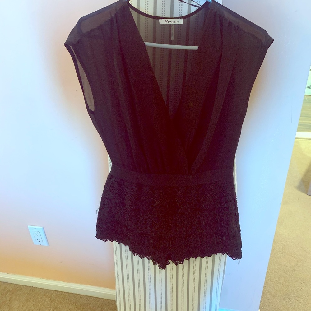 Sexy black romper
